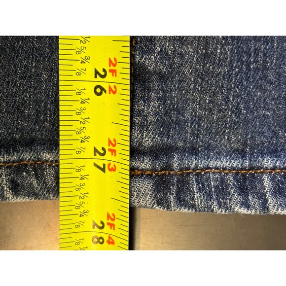 LRL Lauren Jeans Co. Womens Size 12 Petite Stretch Straight Leg Medium Wash - Picture 9 of 10